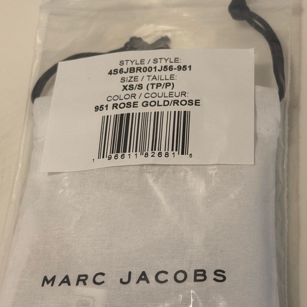 NWT Marc Jacobs rose gold / rose bangle - XS / S - Picture 5 of 5